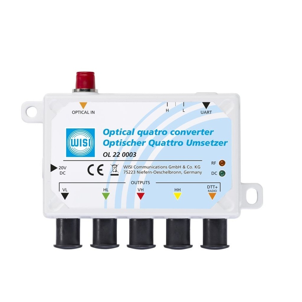 Wisi Optischer Quattro Umsetzer 74381 Typ OL220003