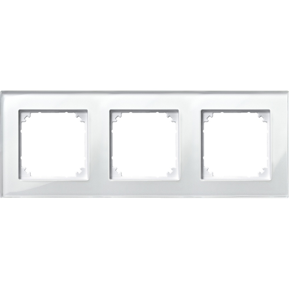 Merten Echtglasrahmen 3fach 489319