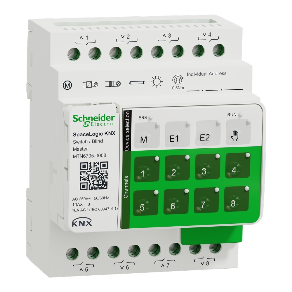 Schneider Electric KNX Schalt Jalousieaktor MTN6705-0008