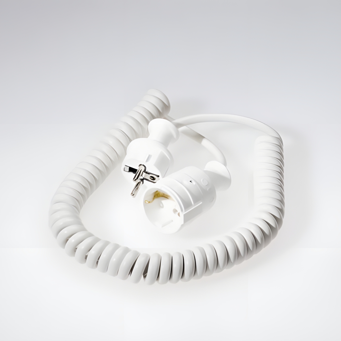 Schaum Schutzkontakt Spiralverlängerung 429042