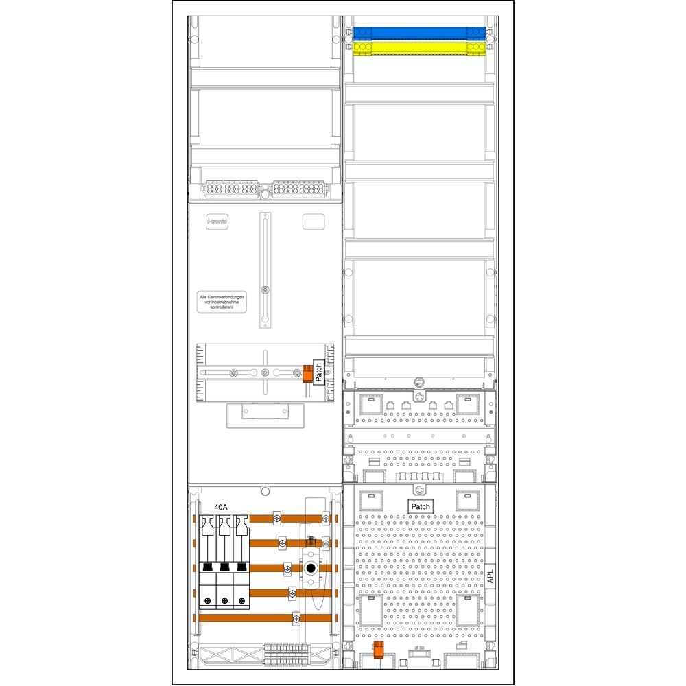 f-tronic Sammelschienenklemmen 7190064 Typ 3HZ721APZRFZ40D01