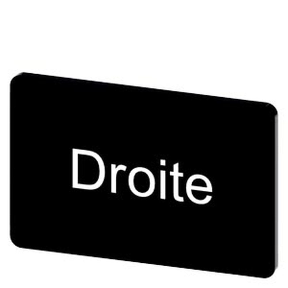 Siemens Bezeichnungsschild 3SU1900-0AD16-0GG0