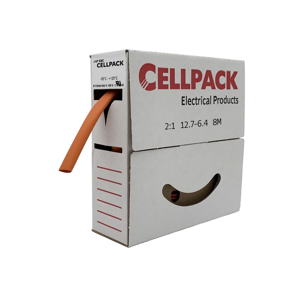 Cellpack Warmschrumpfschlauch 144446 Typ SB/12.7-6.4/OG/8m