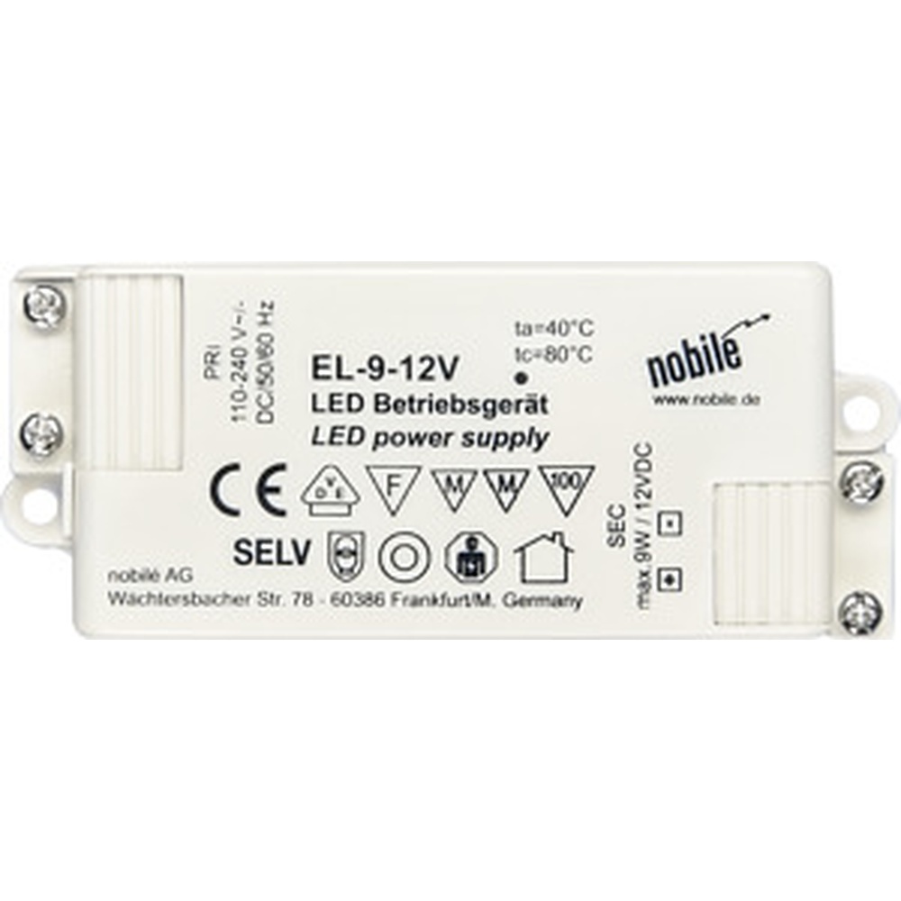 Nobile Betriebsgerät 8995100000 Typ EL-9-12V