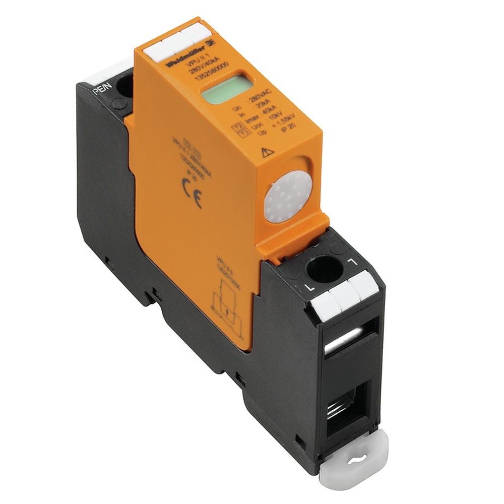 Weidmüller Überspannungsableiter 1473440000 Typ VPU II 1 1000V/40KA AC