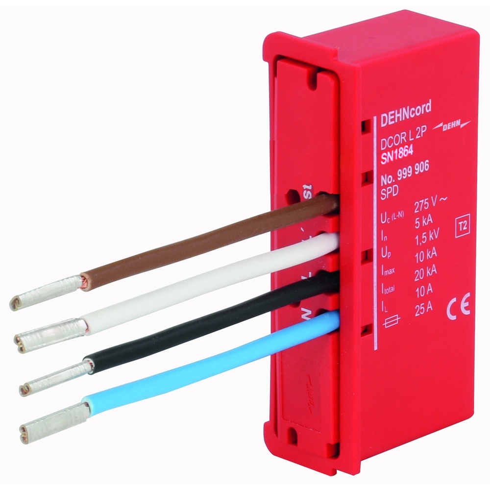 Dehn + Söhne Überspannungsableiter 999906 Typ DCOR L 2P SN1864