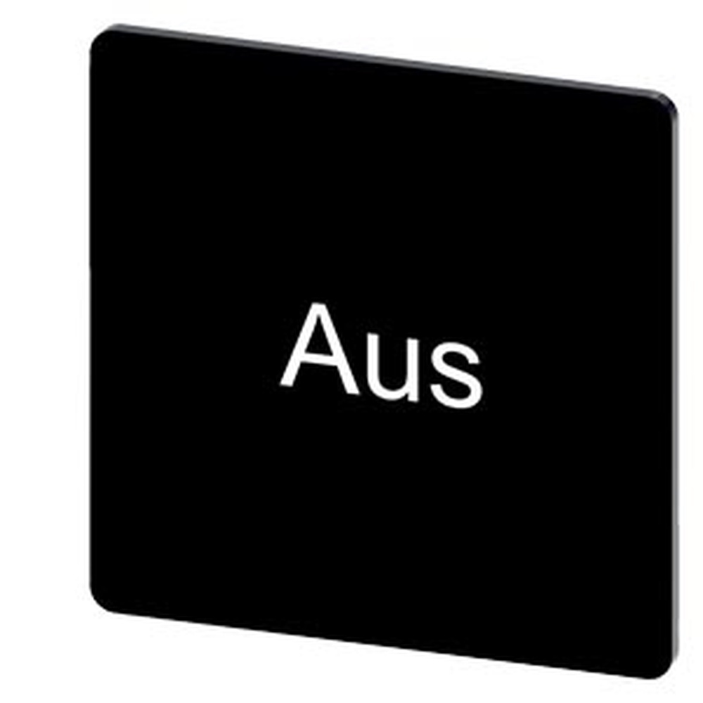 Siemens Bezeichnungsschild 3SU1900-0AE16-0AC0