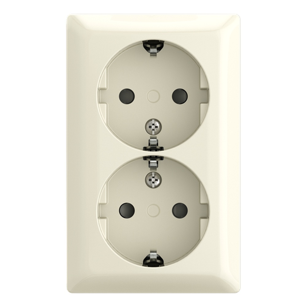 Busch-Jäger SCHUKO Doppelsteckdose 202 EAPBJ-522 Nr. 2TKA00005532