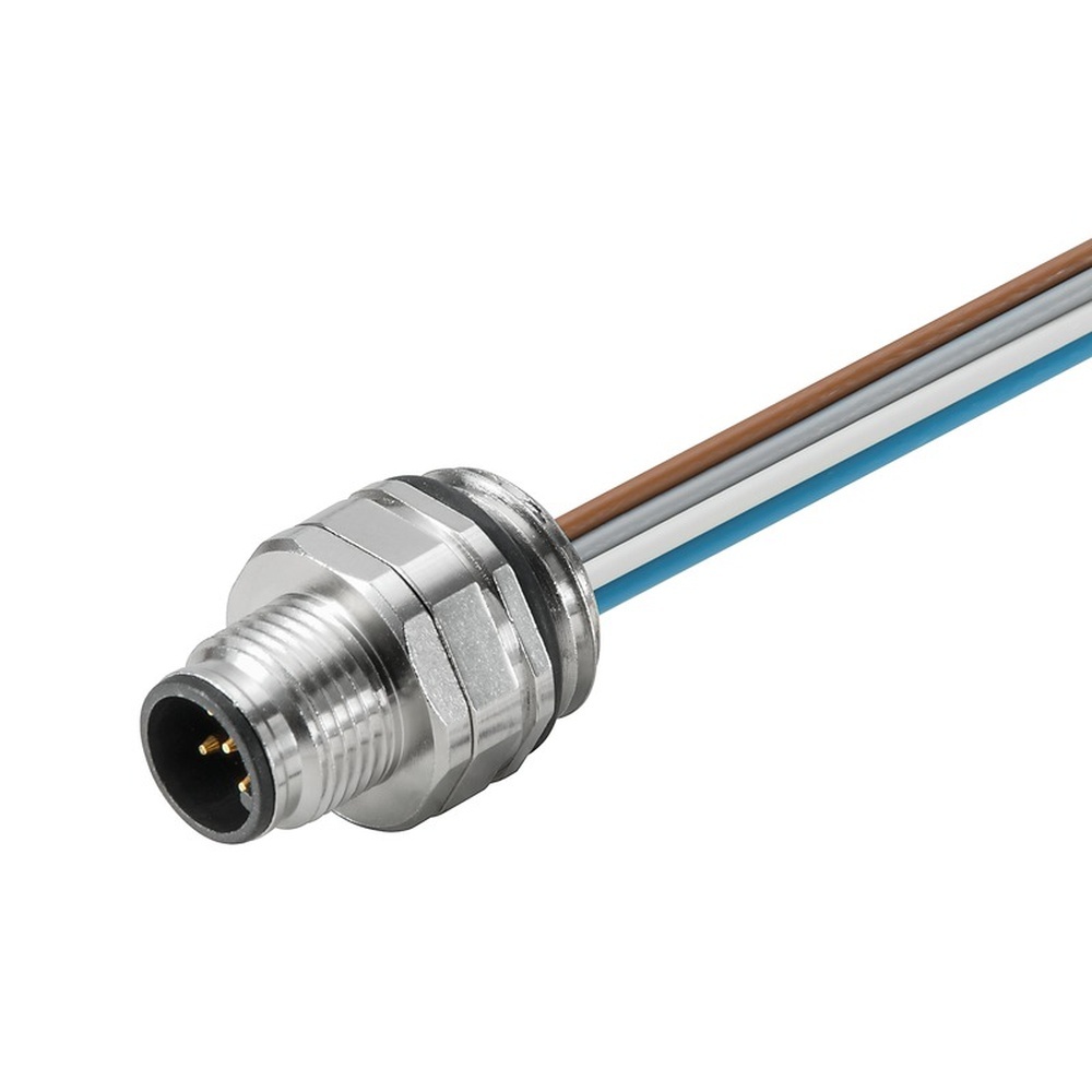 Weidmüller Rundsteckverbinder 1861170000 Typ SAIE-M12S-5-0.5U-FP-M16