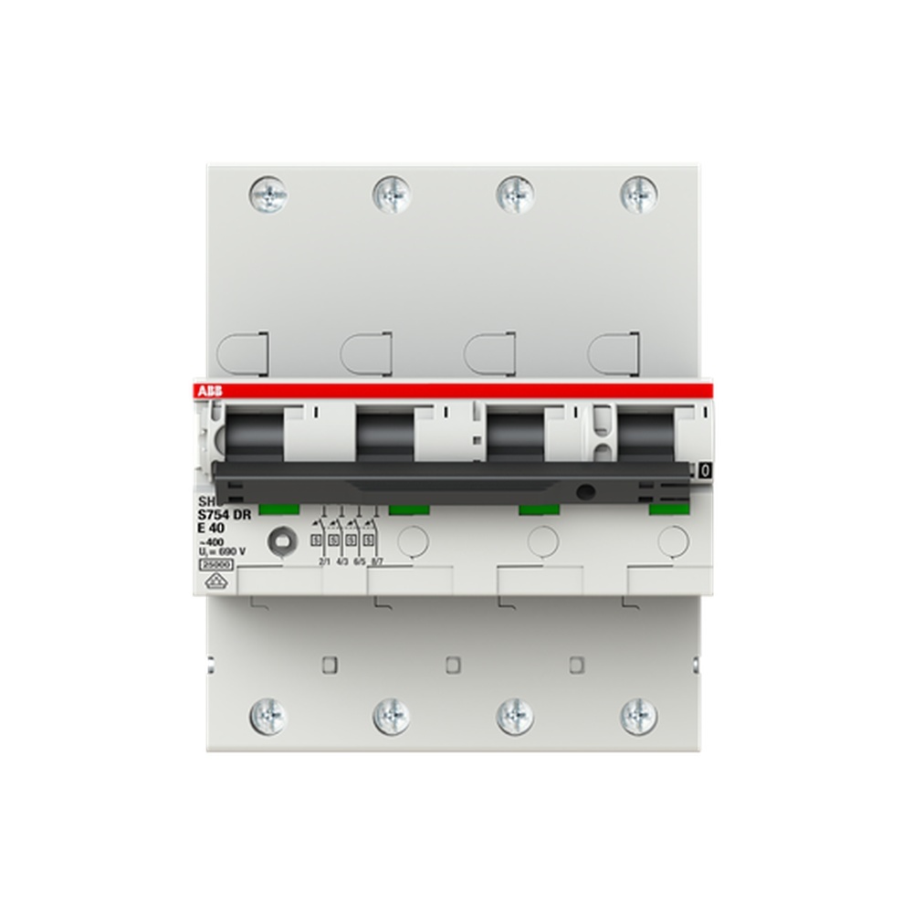 ABB Selektiver Hauptleitungsschutzschalter 2CDH784001R0402 Typ S754DR-E40