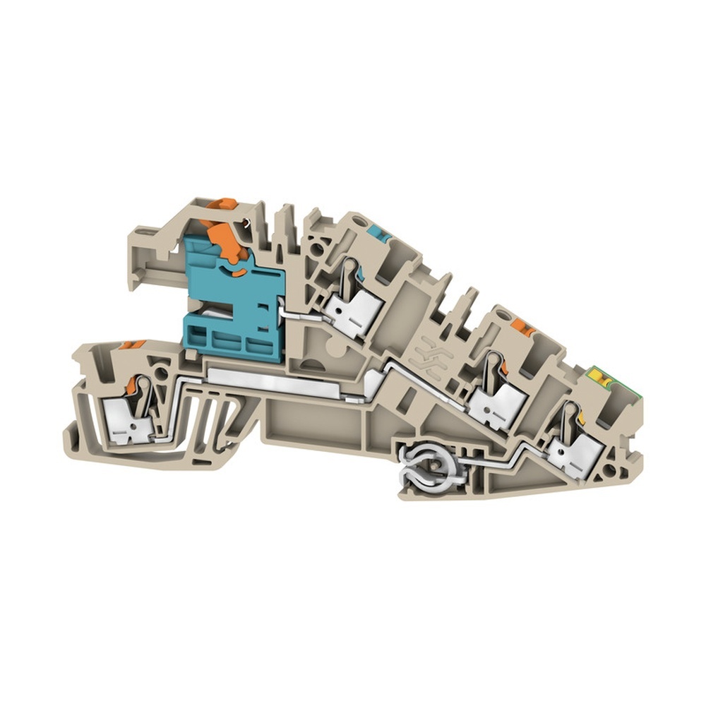 Weidmüller Installations Etagenklemme 2668950000 Typ AITB 2.5 BB NDT-L-PE