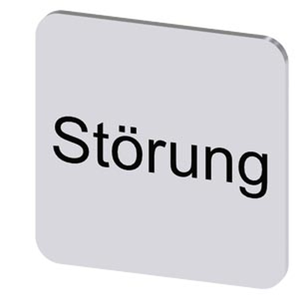 Siemens Bezeichnungsschild 3SU1900-0AF81-0AQ0