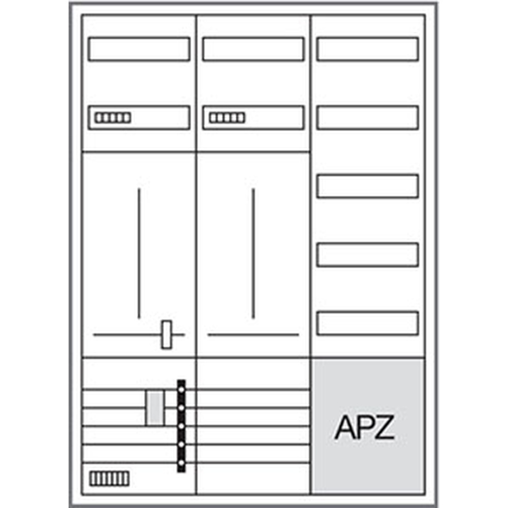 Hager Komplettschrank ZB332U25LS