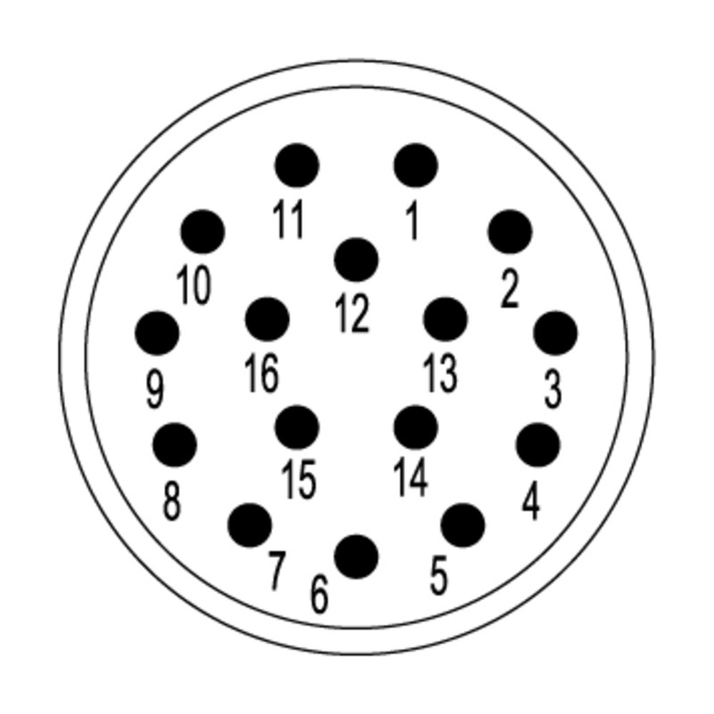 Weidmüller Kontakteinsatz 1170080000 Typ SAI-M23-SE-16