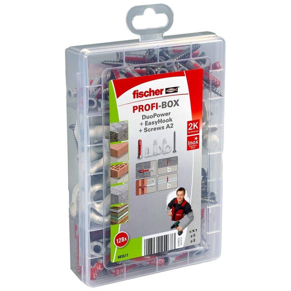 Fischer Meisterbox 563577 Typ ProfiBox DuoPower + EasyHook + Schr. A2
