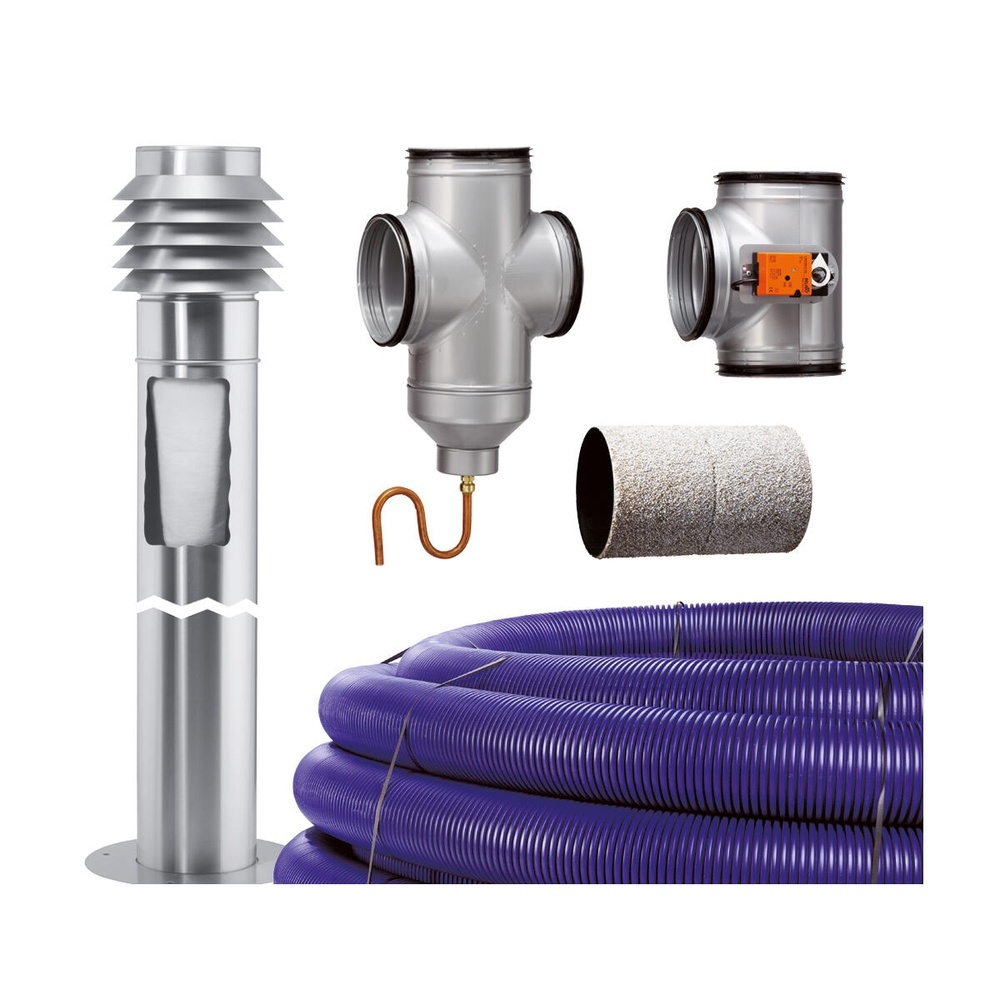 Helios Luft Erdwärmetauscher Bausatz 02977 Typ LEWT-Bausatz