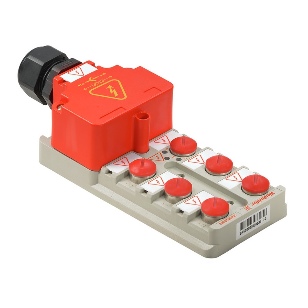 Weidmüller Passiver Sensor Aktor Verteiler 2085620000 Typ SAI-6-M-MVV-M12 S-COD