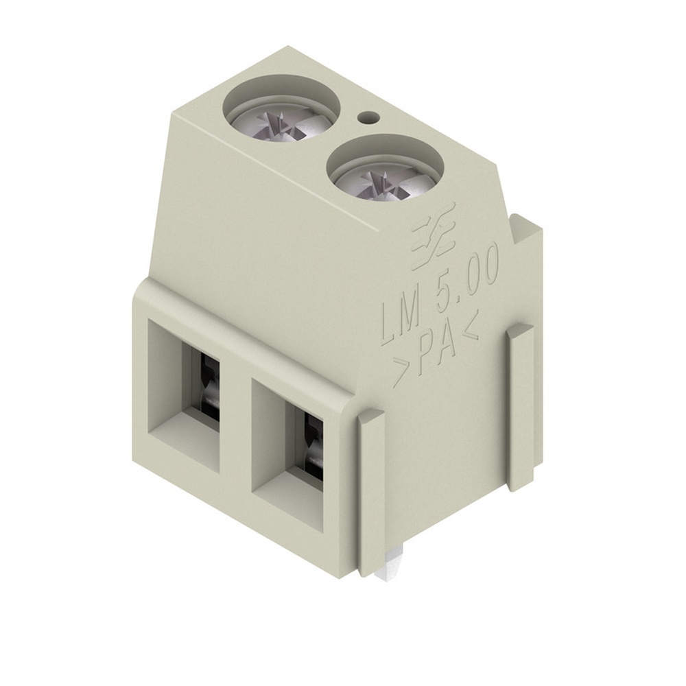 Weidmüller Leiterplattenklemme 1915690000 Typ LM 5.08/02/90 3.5SN GY BX