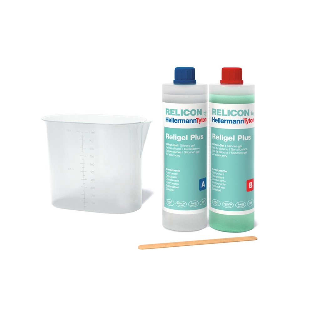 Hellermann 2K Gießharz 435-00752 Typ Religel Plus 1.000-SIG-CL/GN