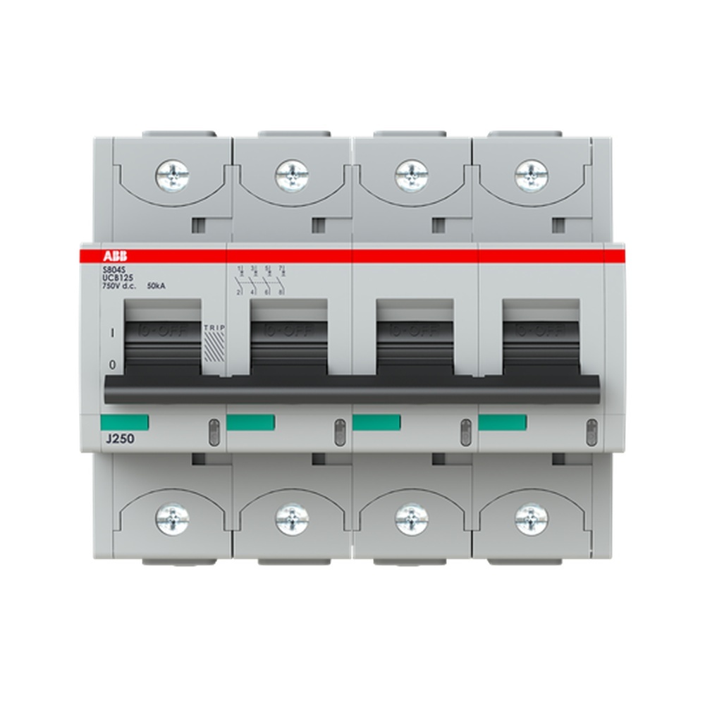 ABB Hochleistungs Sicherungsautomat 2CCG001902R0001 Typ S804S-UCB125