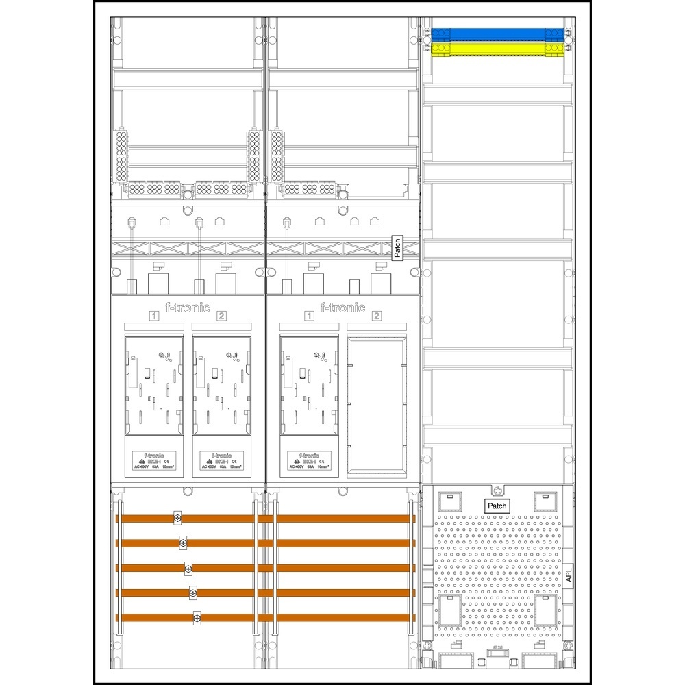 f-tronic Komplettschrank 7195802 Typ EHZ733APZ