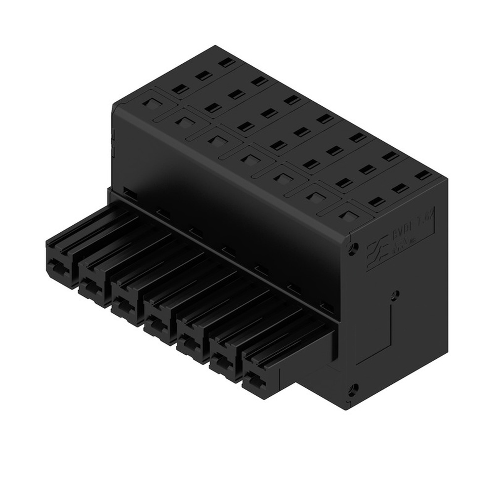 Weidmüller Leiterplattensteckverbinder 2720470000 Typ BVDF 7.62HP/07/180SN BK BX
