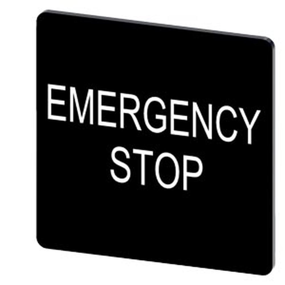 Siemens Bezeichnungsschild 3SU1900-0AE16-0DA0