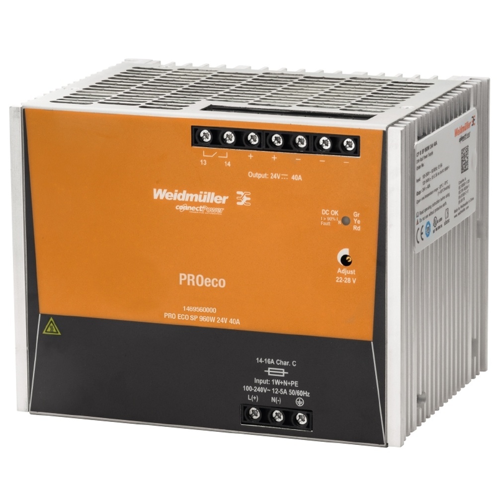 Weidmüller Stromversorgung 1469560000 Typ PRO ECO3 960W 24V 40A