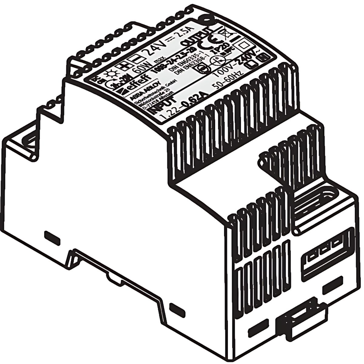 Assa Abloy Stromversorgung 1003-24-2.5--20 Typ 1003-24