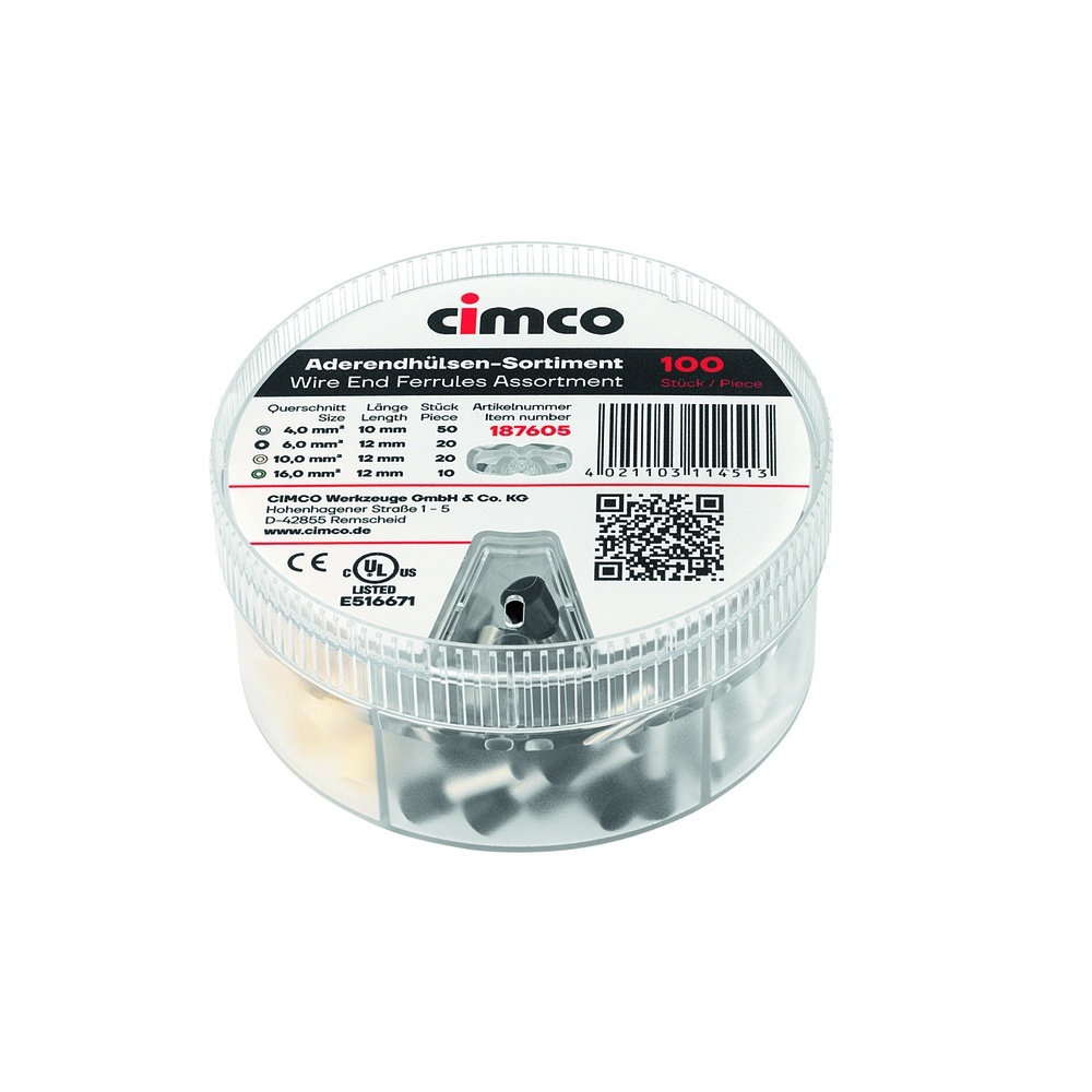 Cimco Aderendhülsen Streudose 187605