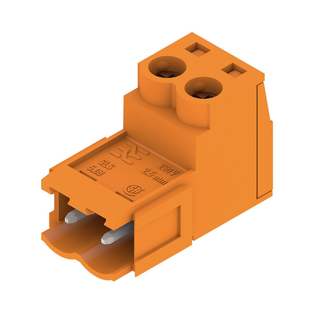 Weidmüller Leiterplattensteckverbinder 1627240000 Typ SLS 5.08/02/180B SN OR BX