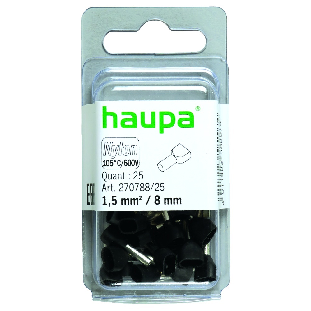 Haupa Twin Aderendhülsen 270788/25