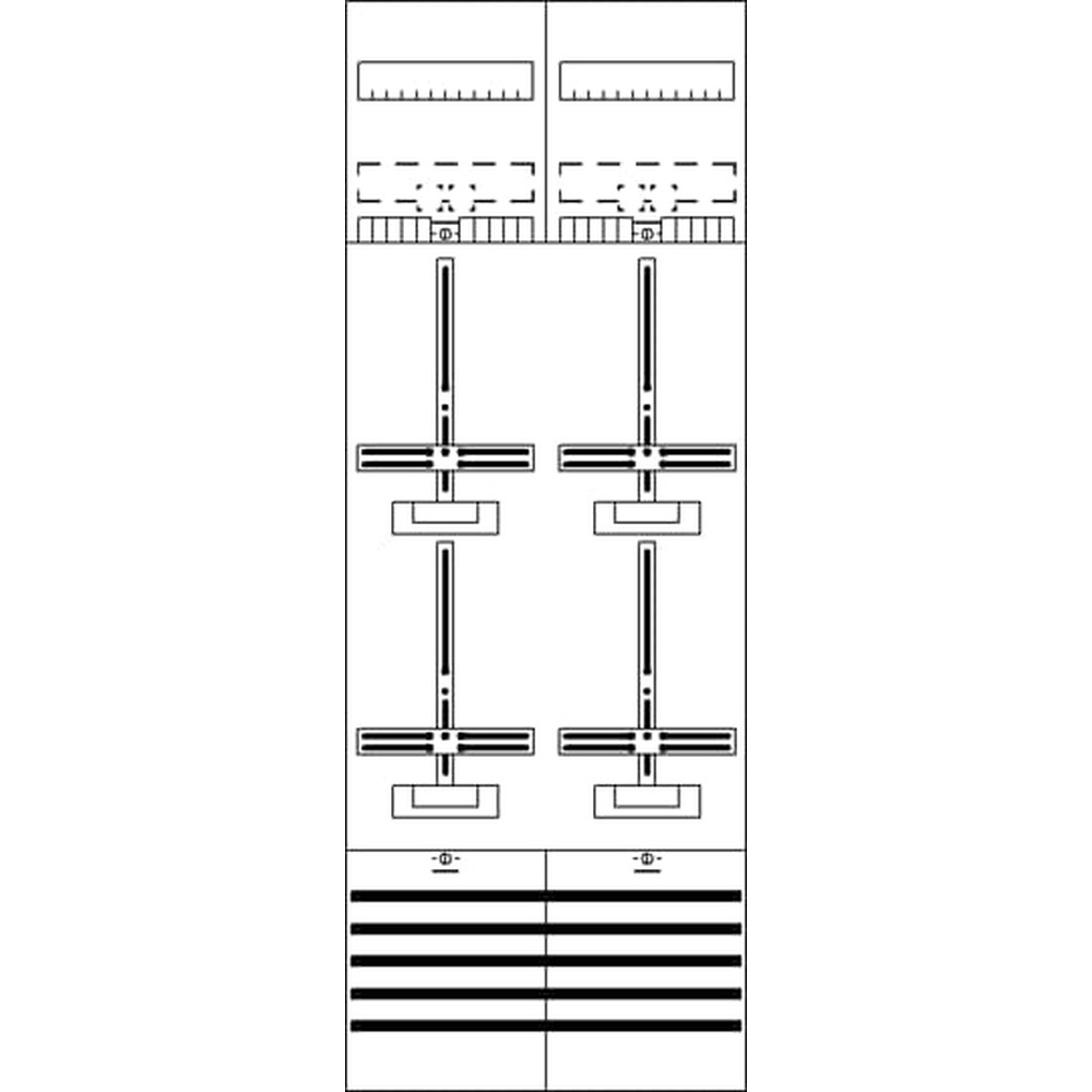Striebel & John Zählerkomplettfeld 2CPX054191R9999 Typ DF29A4XS
