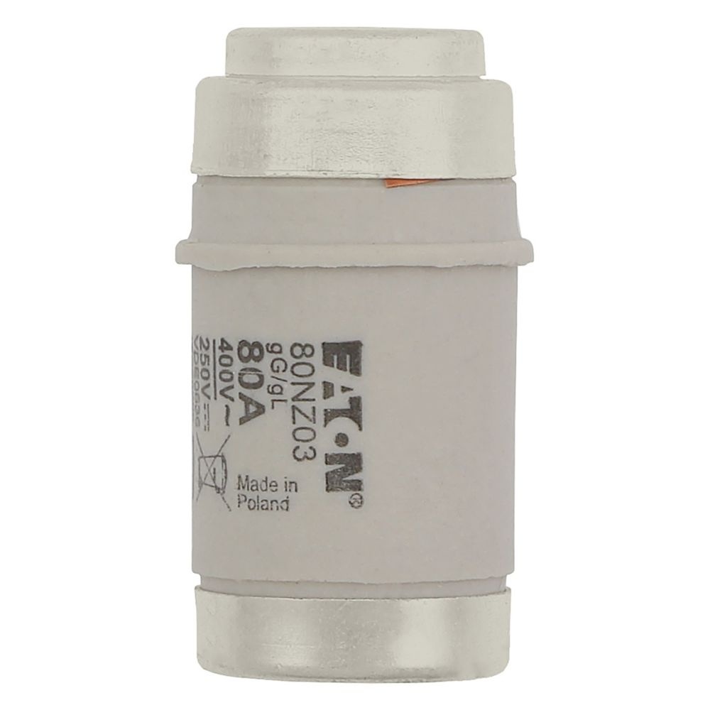 Eaton Sicherungseinsatz 80NZ03 Typ FUSE-D03 80A T GL/GG 400VAC M30