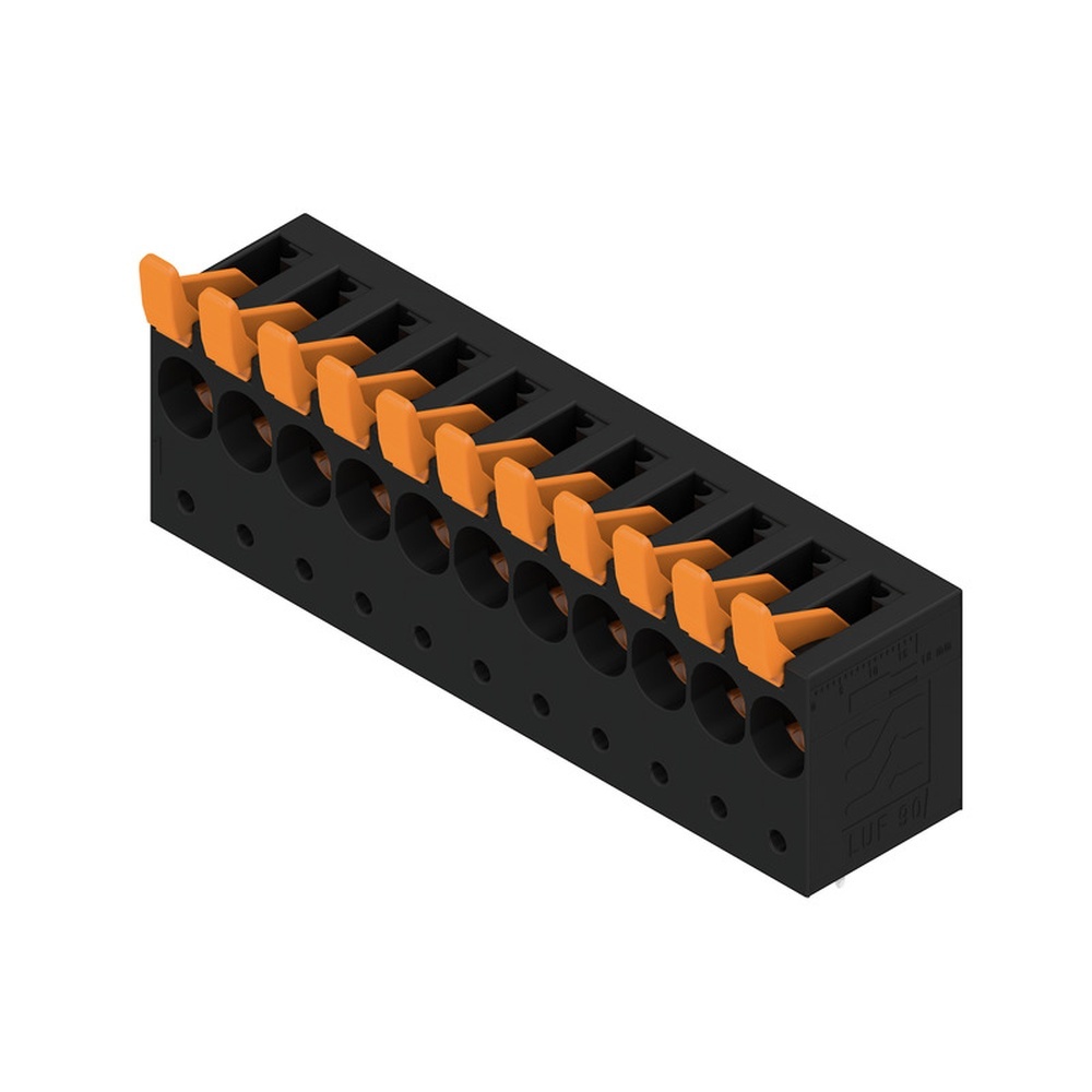 Weidmüller Leiterplattenklemme 2453780000 Typ LUF 10.00/11/90V 5.0SN BK BX