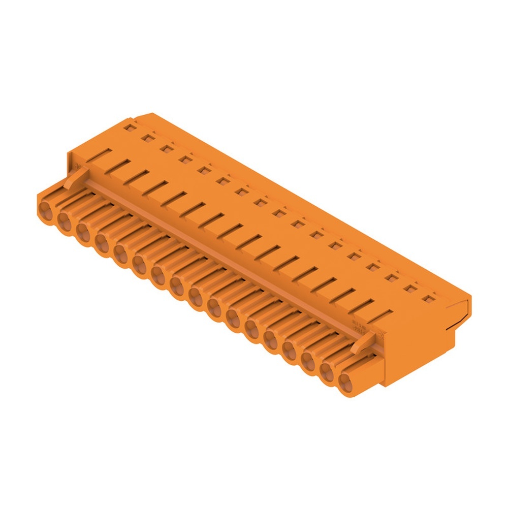 Weidmüller Leiterplattensteckverbinder 1501060000 Typ BLT 5.08HC/17/180 SN OR BX