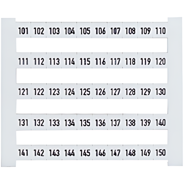 Pilz Klemmbezeichnungsschilder 312961 Typ PSSu A LA3 (10x50 pcs.)