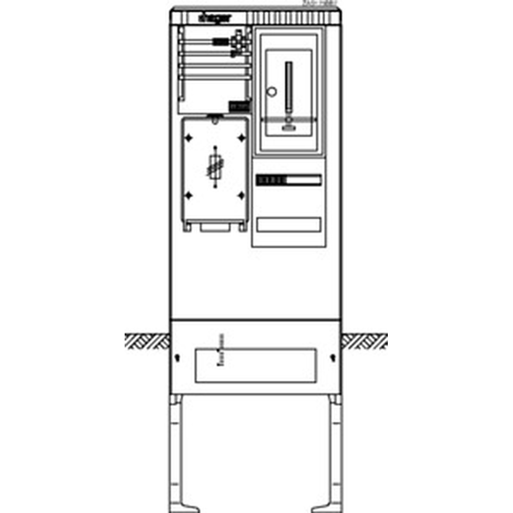Hager Zähleranschlusssäule ZAS175BB7