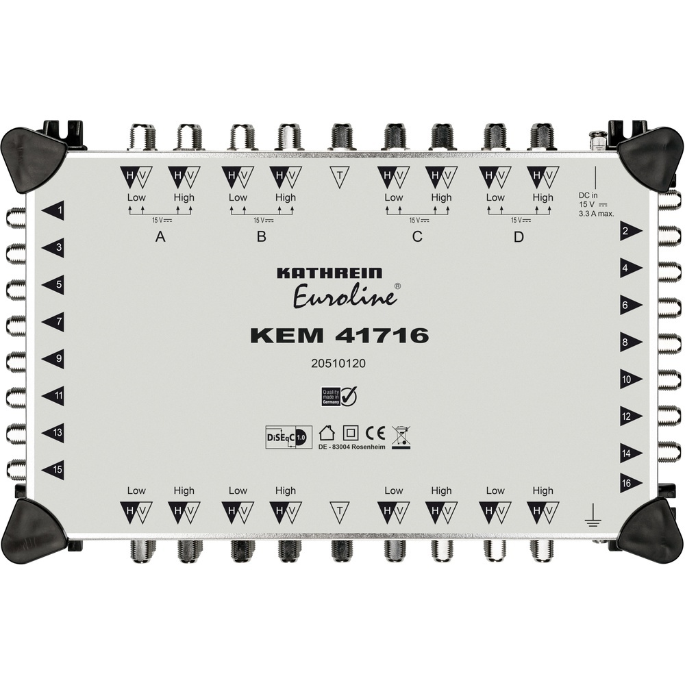Kathrein Multischalter 20510120 Typ KEM41716
