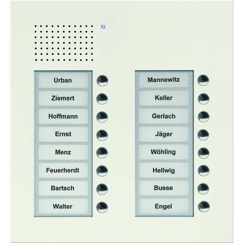 TCS Audio Außenstation PUK16/2-WS