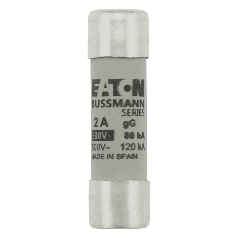 Eaton Sicherungseinsatz C14G2 Typ CYLINDRICAL FUSE 14 x 51 2A GG 690V AC