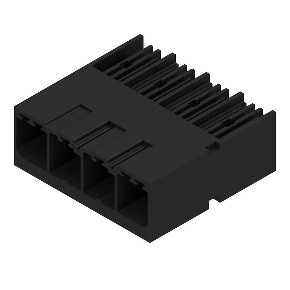 Weidmüller Leiterplattensteckverbinder 2546120000 Typ SV-SMT 7.62HP/04/90G 2.6SN BK RL
