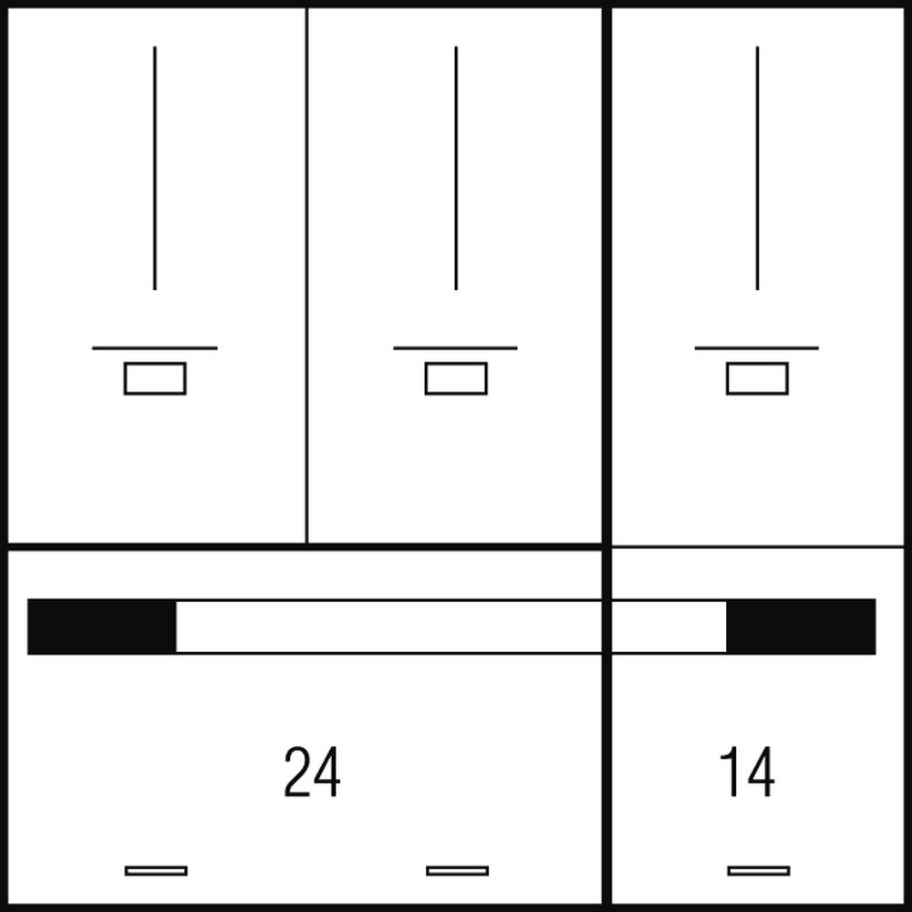 ABN Zählerwechselplatte WMP41-55