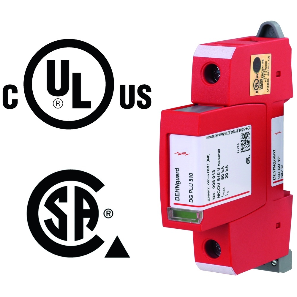 Dehn + Söhne Überspannungsableiter 908096 Typ DG SU 1P 347 R