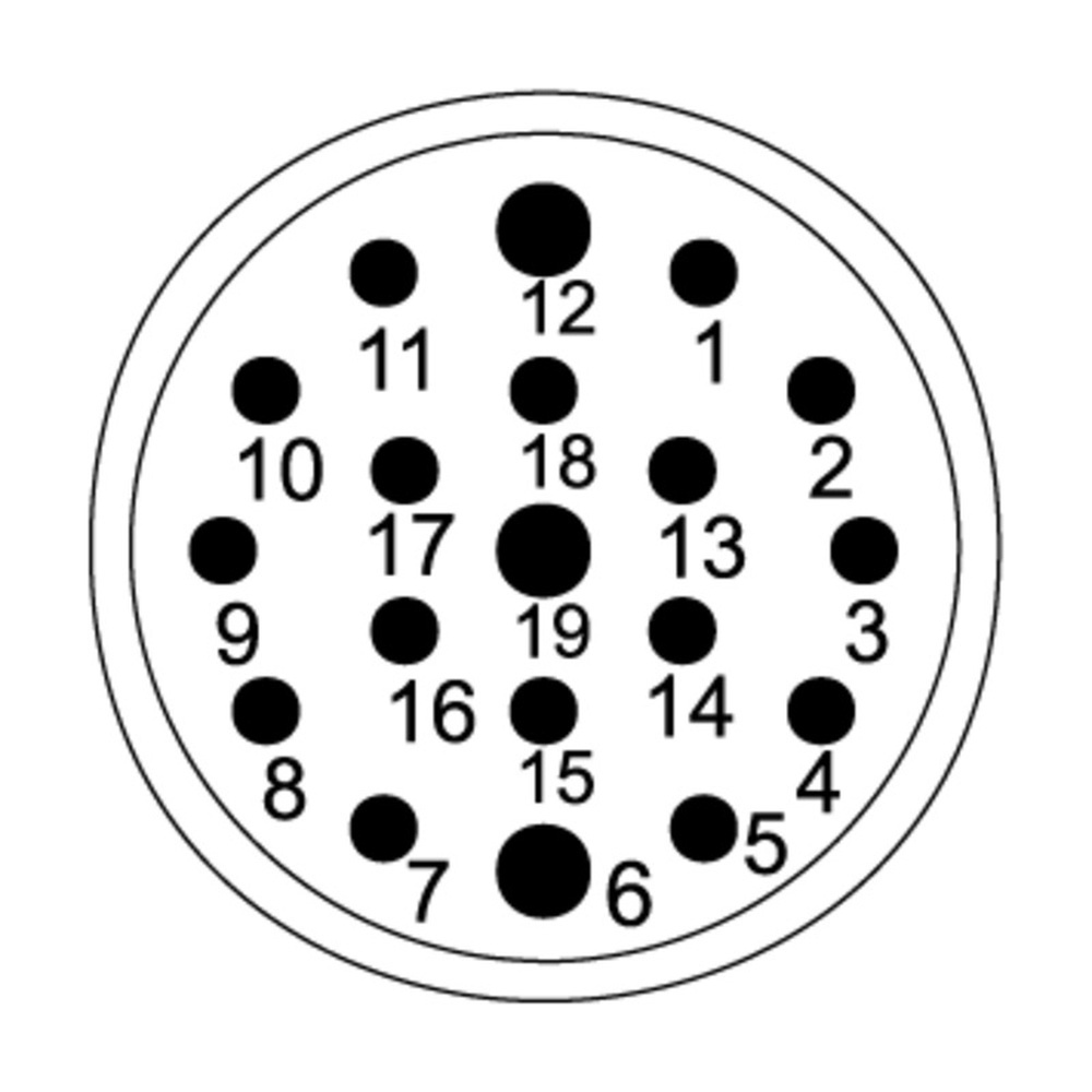 Weidmüller Kontakteinsatz 1170120000 Typ SAI-M23-SE-19