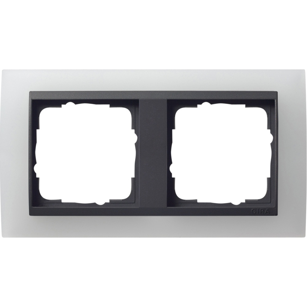 Gira Abdeckrahmen 2fach 021224