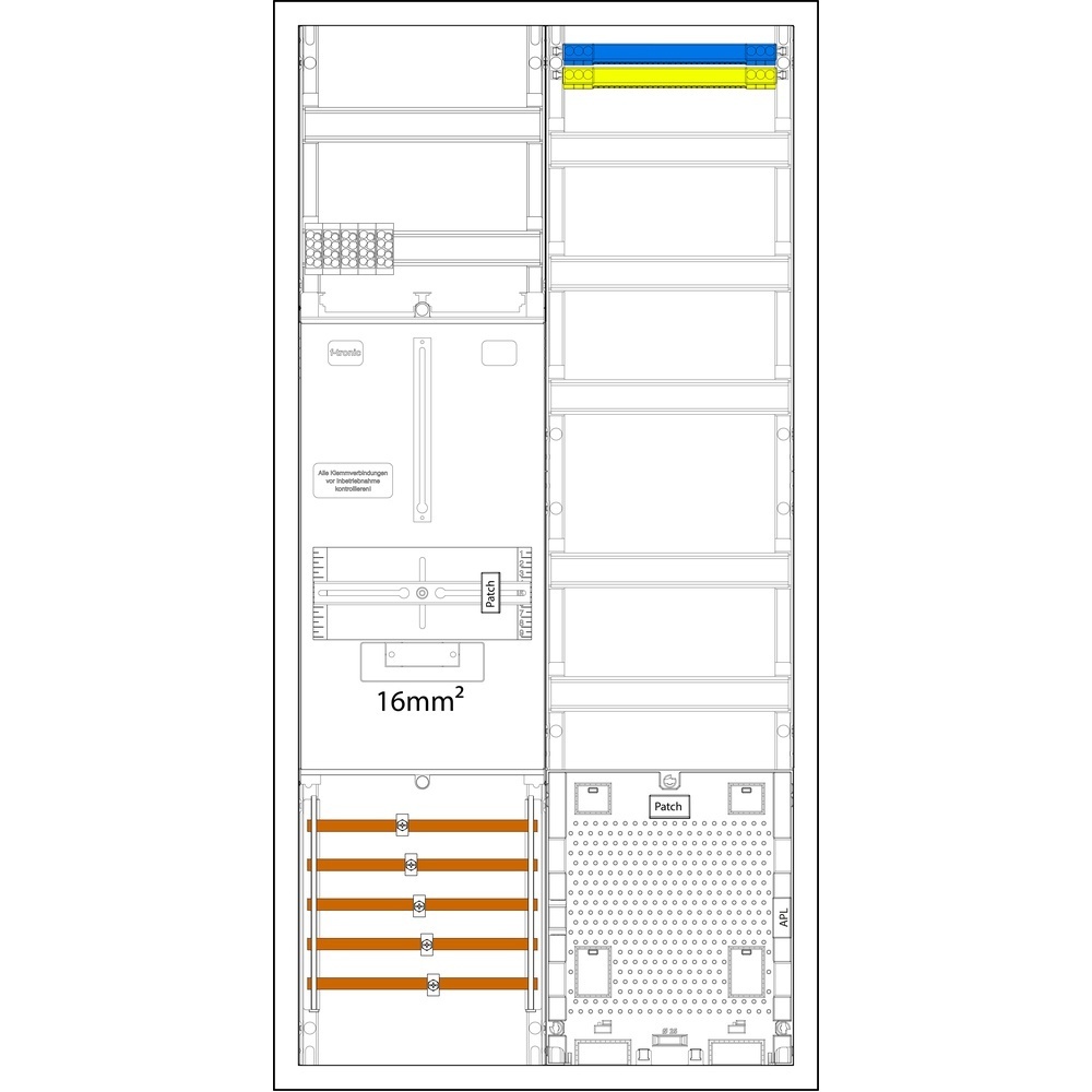 f-tronic Komplettschrank 7190201 Typ 3HZ721APZ-16