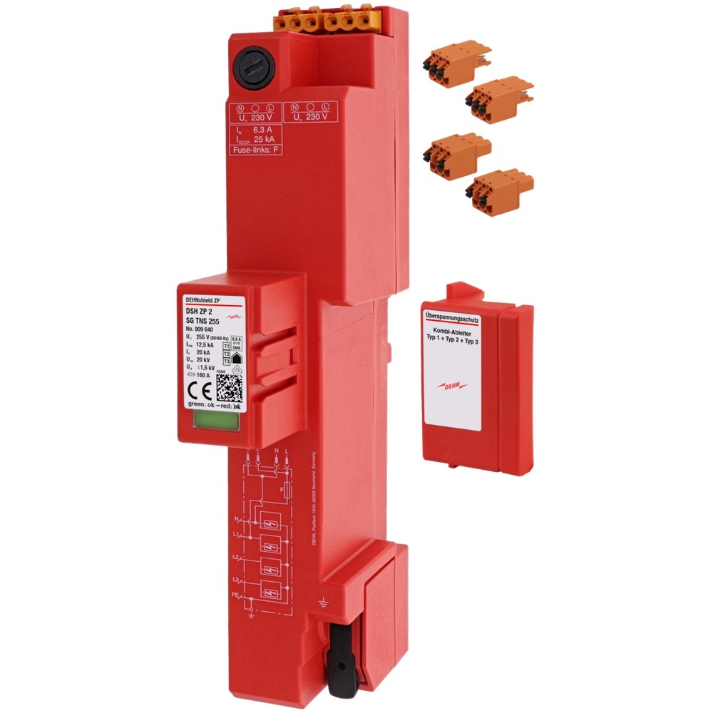 Dehn + Söhne Kombi Ableiter 909640 Typ DSH ZP 2 SG TNS 255