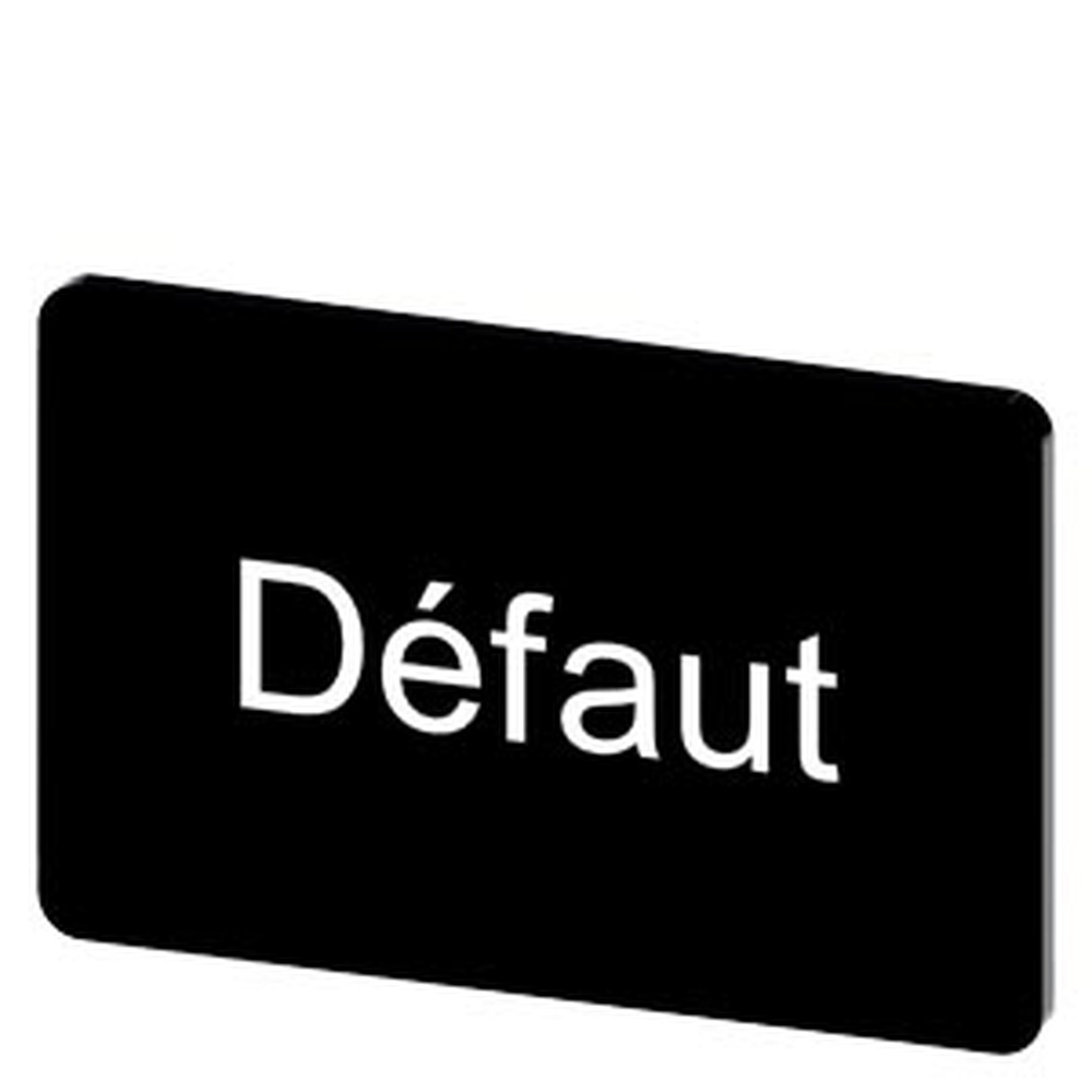 Siemens Bezeichnungsschild 3SU1900-0AD16-0GN0