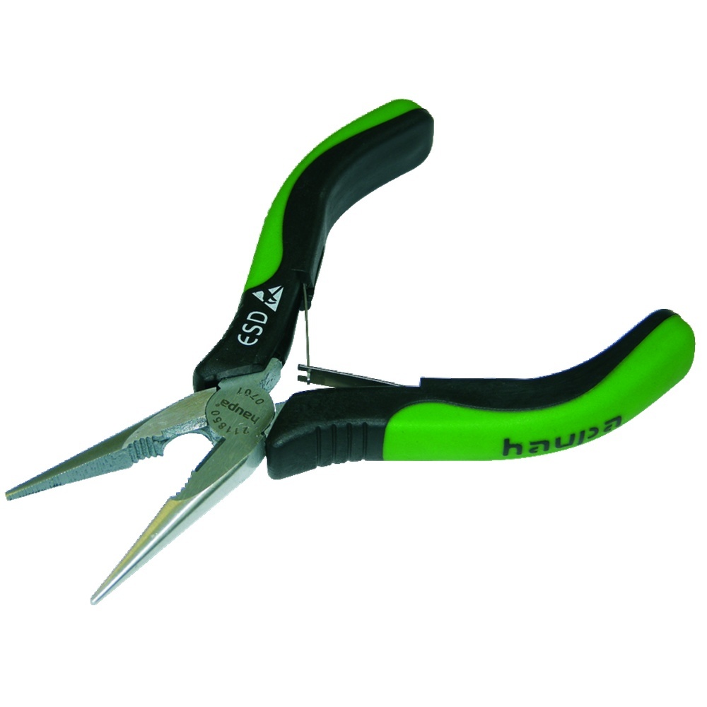 Haupa Elektronik Langbeck Flachrundzange 211850